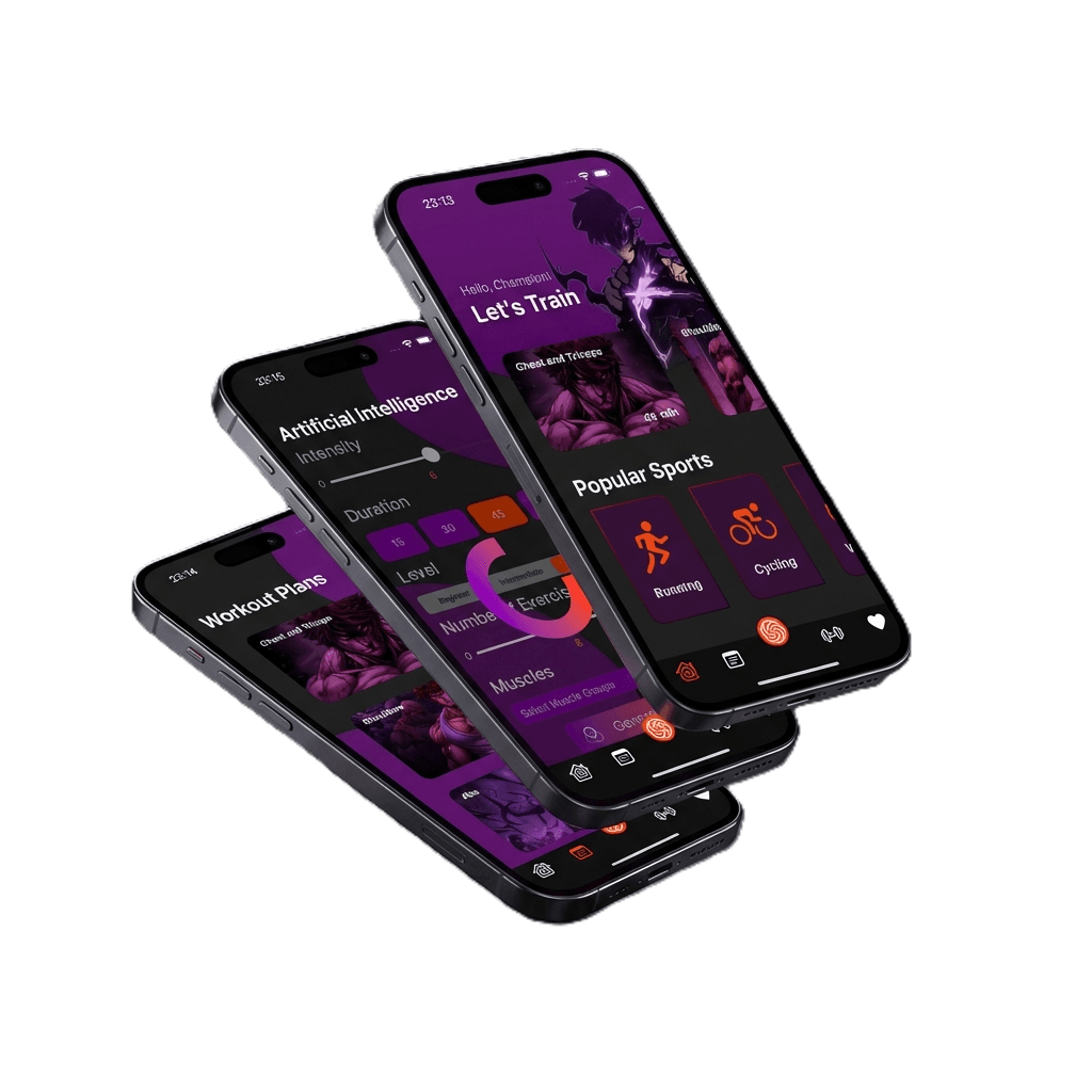 AI Fitness App secondary view